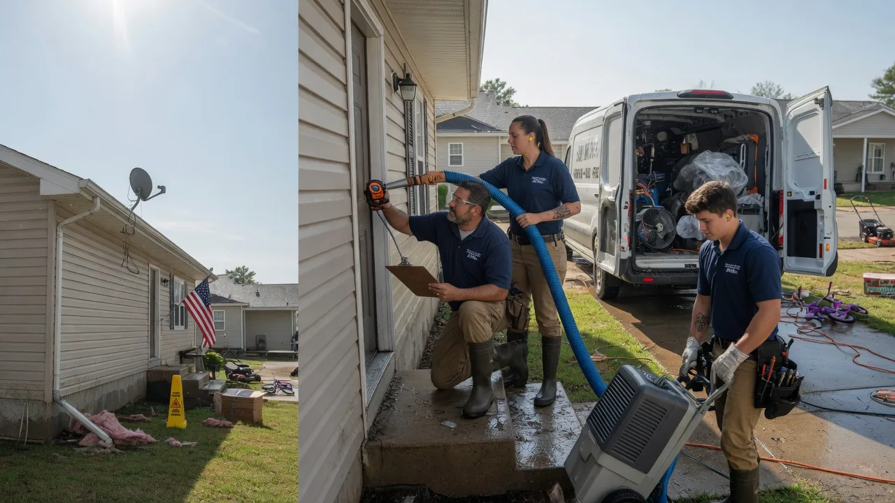 Ceiling Water Damage Restoration in Bath, SD near me
